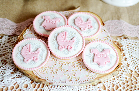 Zauberhafte Babyshower Cookies von Barbara Aletter