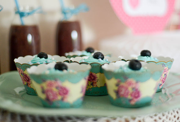  Blaue Heidelbeer-Muffins
