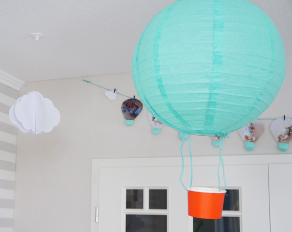 DIY - selbstgebastelter Heißluftballon