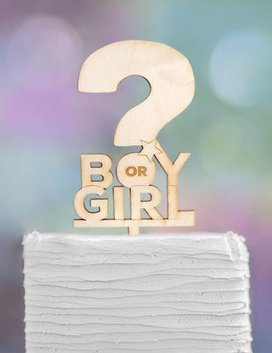 Schöne Cake Topper unterstreichen dein Thema zur Babyparty auch bei der Gender Reveal