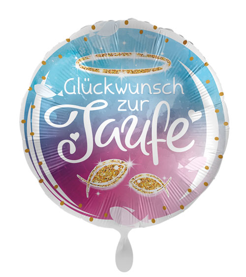 Folienballon &quot;Glückwunsch zur Taufe&quot;